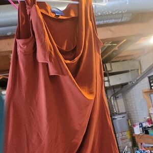Simply Vera Vera Wang Burnt Orange Top